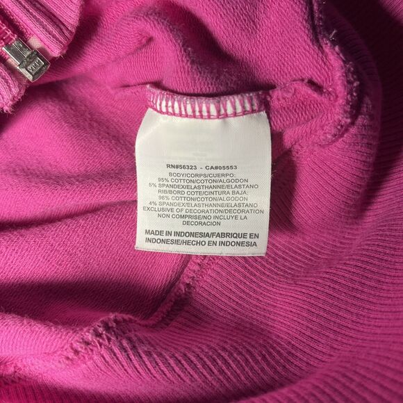 Nike Girls Pink Track Jacket Youth L (12-14) Logo Full Zip Y2K Retro Vintage - Picture 5 of 8